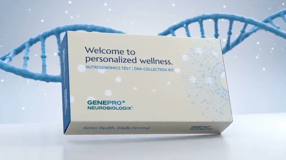 GenePro+ testing kit and report preview
