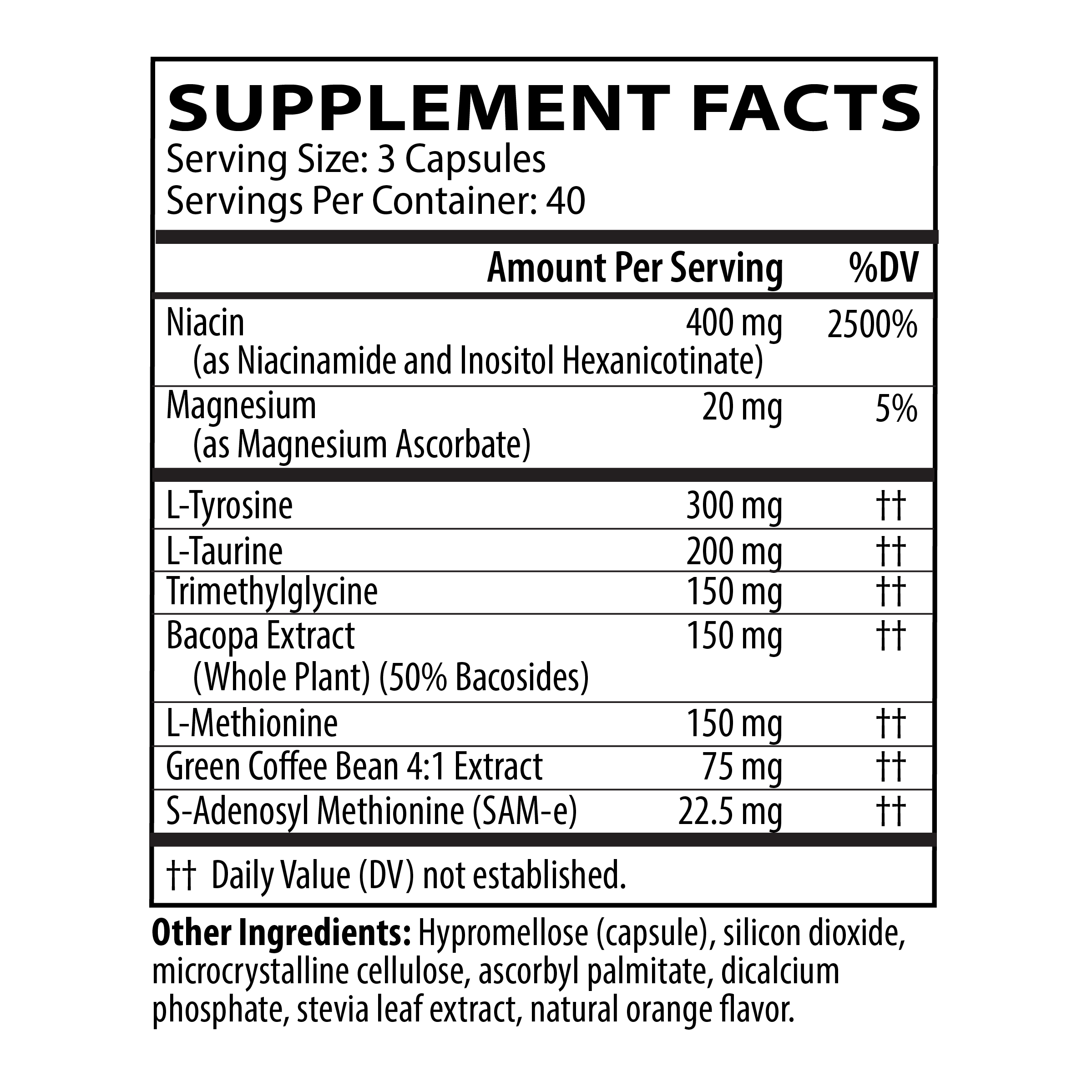 Full Focus™ supplement facts