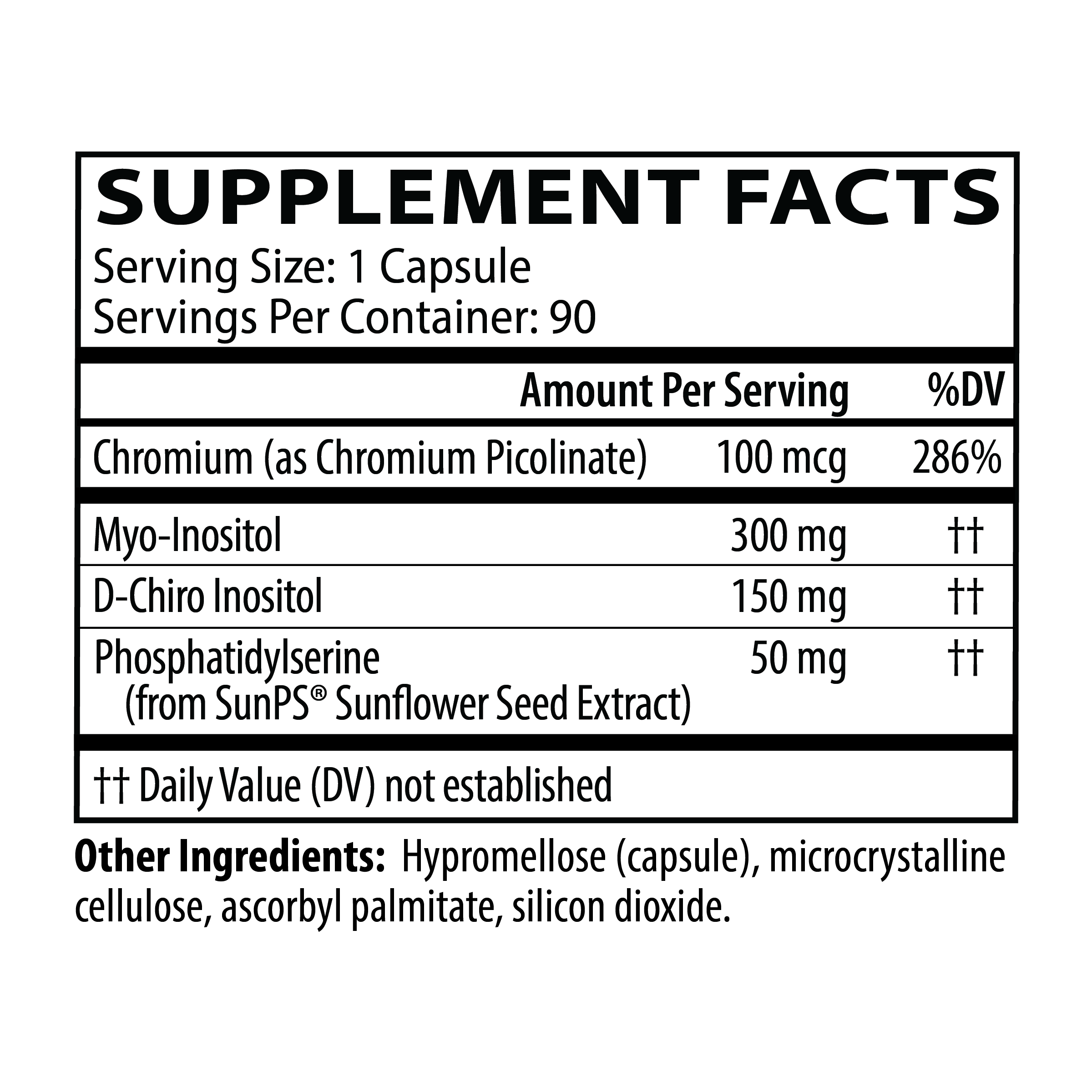 Metabolic Stimulator supplement facts